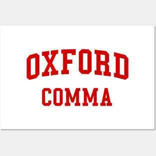 Oxford Comma Posters and Art